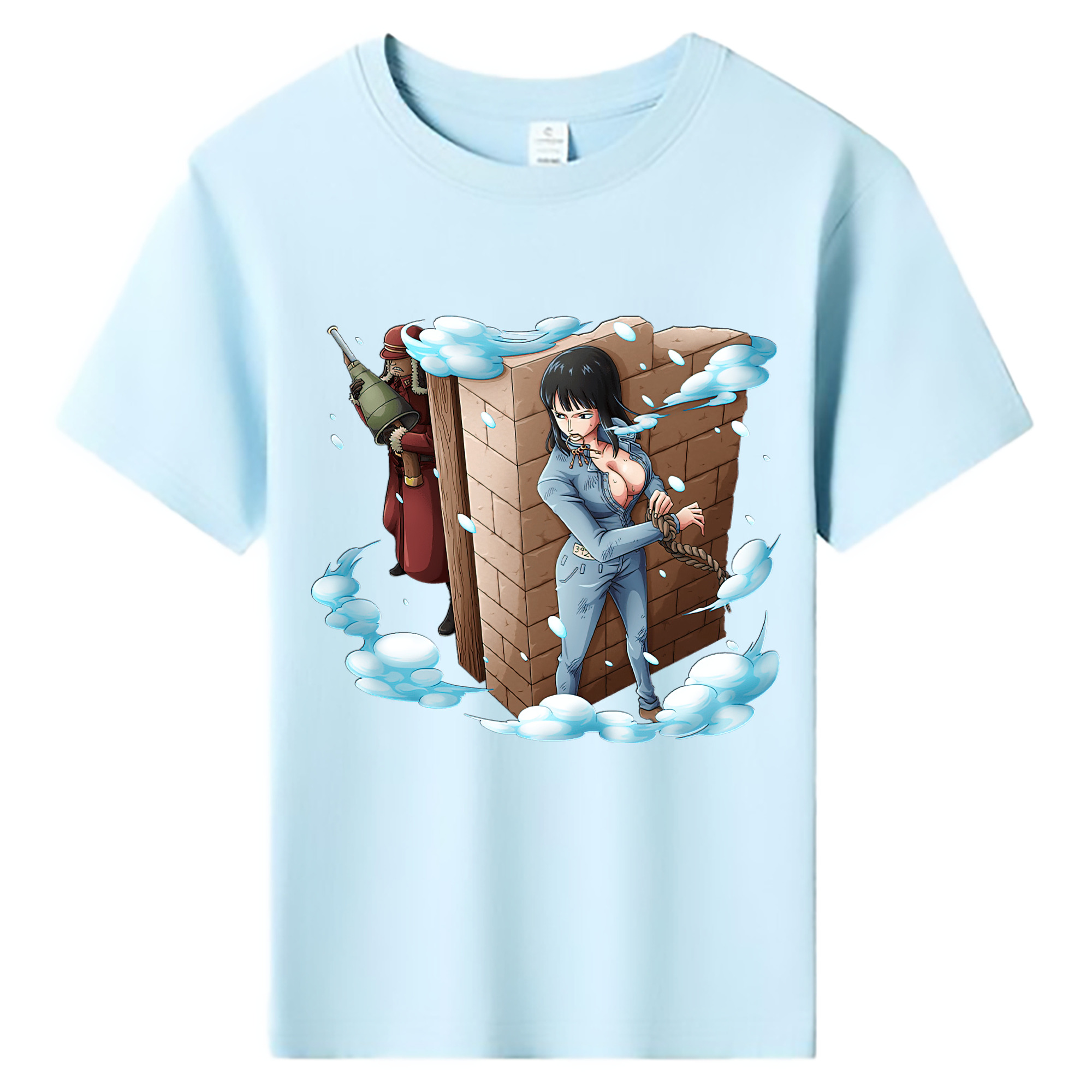 ワンピース ニコ・ロビン ONE PIECE Nico Robin 綿100％キッズTシャツ（フロントプリント）